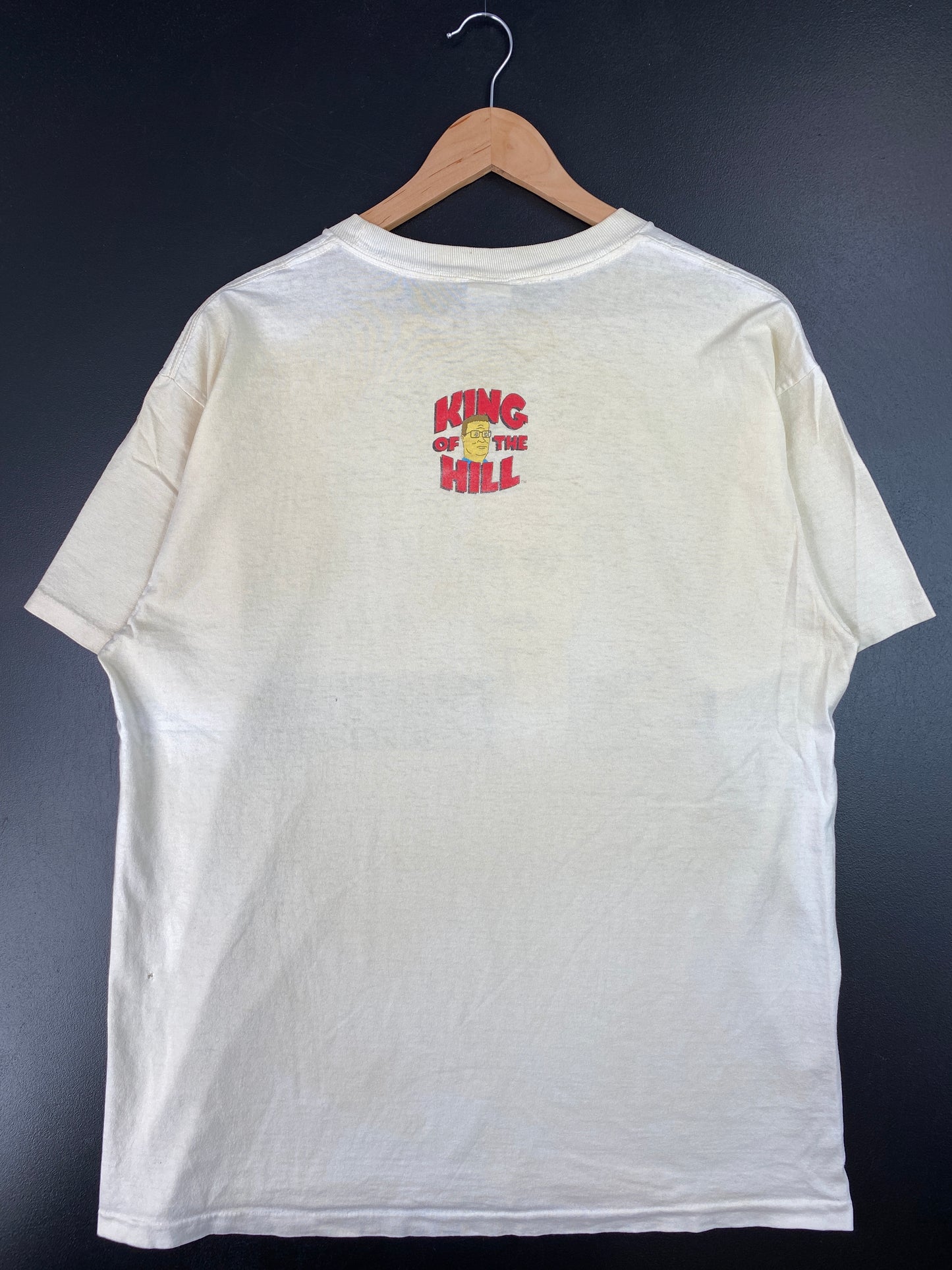 1997 KING OF THE HILL DALE GRIBBLE Size XL Vintage T-Shirts / A6727