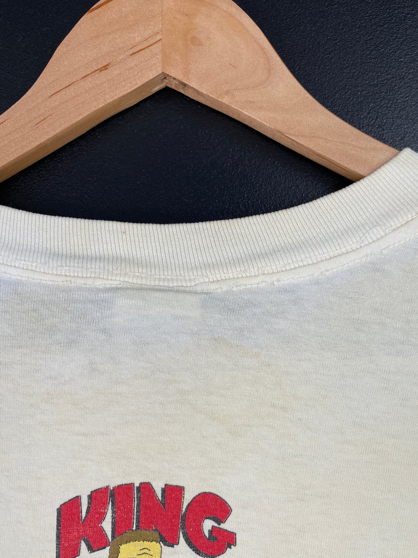 1997 KING OF THE HILL DALE GRIBBLE Size XL Vintage T-Shirts / A6727