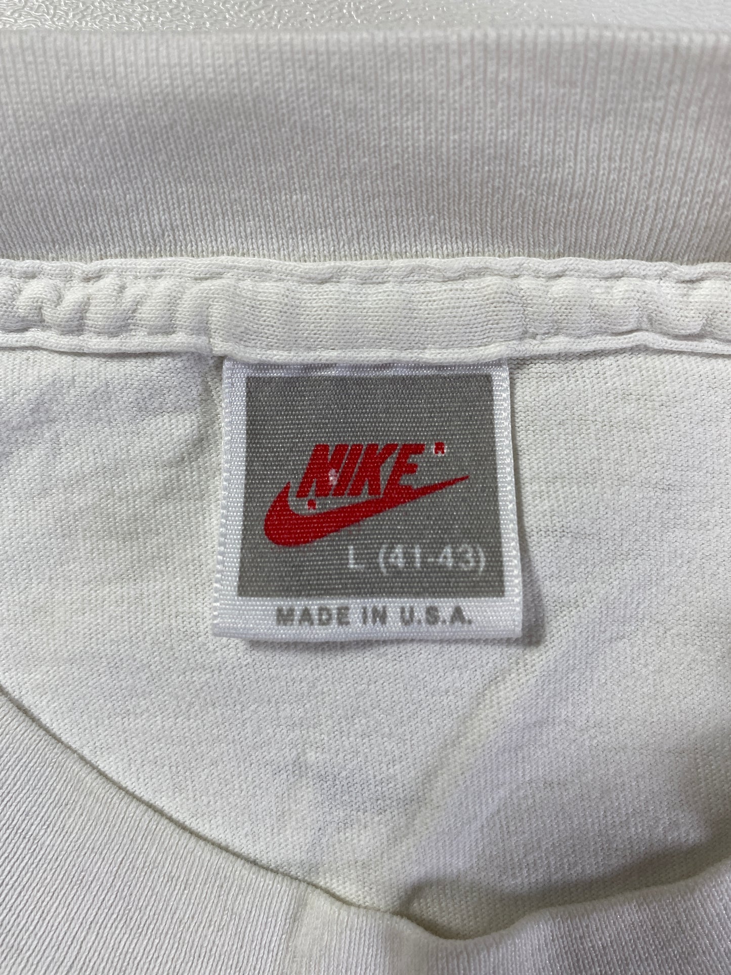 90's NIKE SILVER TAG Made in USA Size L Vintage T-Shirts / A6726