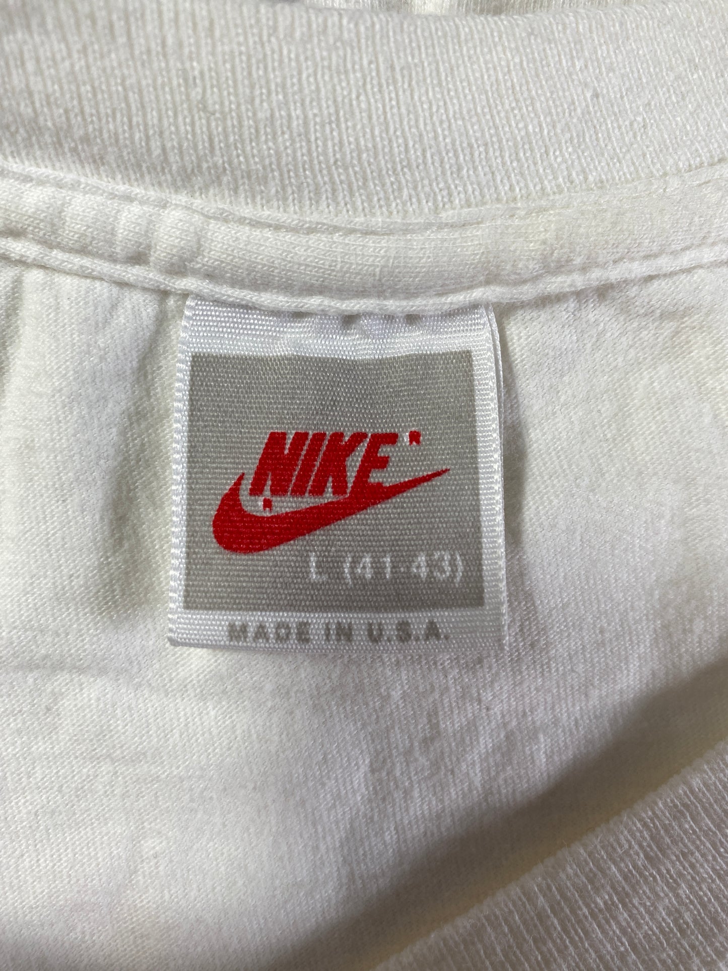 90's NIKE SILVER TAG ANDRE AGASSI Made in USA Size L Vintage T-Shirts / A6725