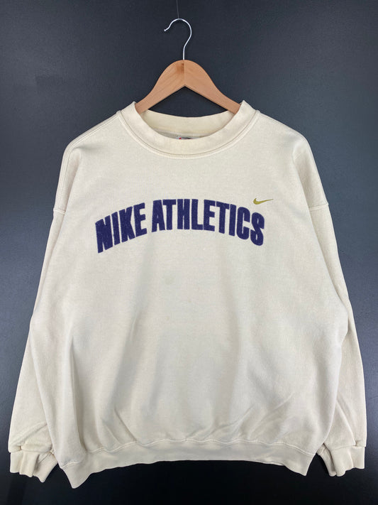 90's NIKE Athletics Made in USA Size XL Vintage Sweat-shirt / A2244
