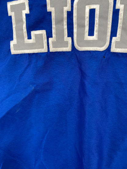 Vintage REEBOK DETROIT LIONS Size XL Vintage NFL Warm-Up Jersey / A6777