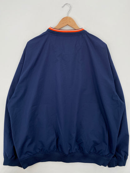 00' NIKE ILLINOIS Size XL Vintage College Warm-Up Jersey / A6776