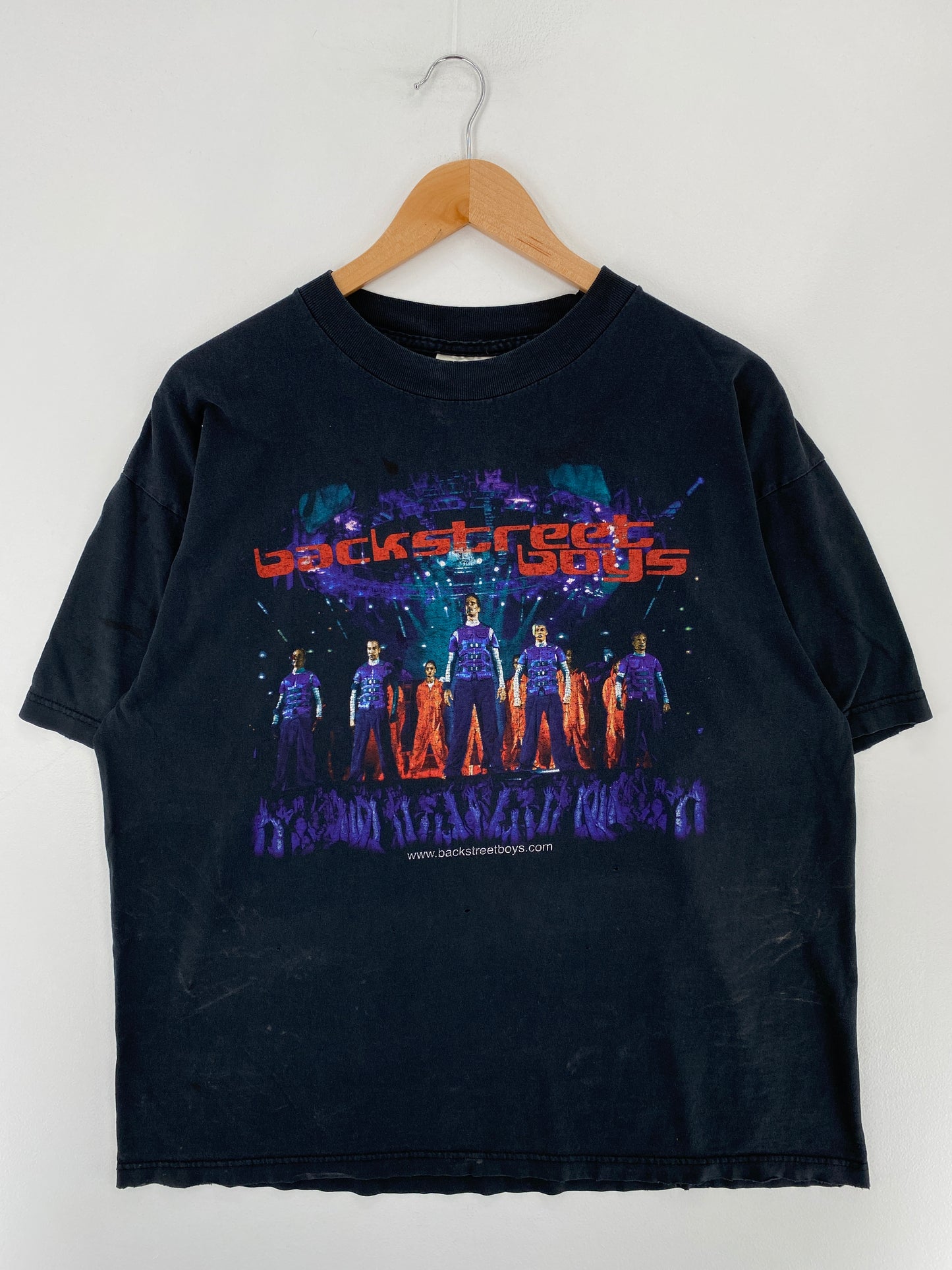 .90's BACKSTREET BOYS Size XL Vintage T-shirt / E4751T