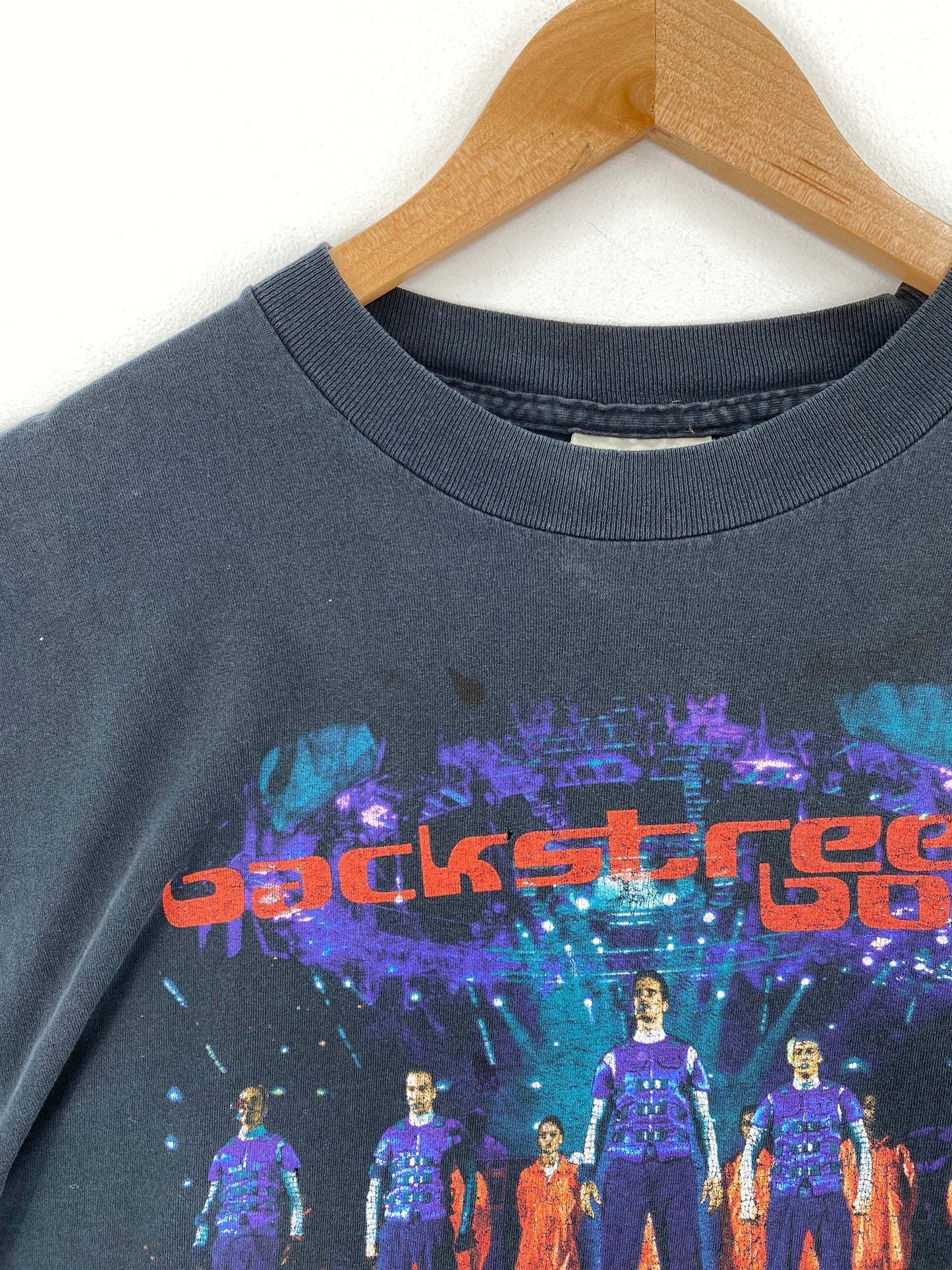 .90's BACKSTREET BOYS Size XL Vintage T-shirt / E4751T