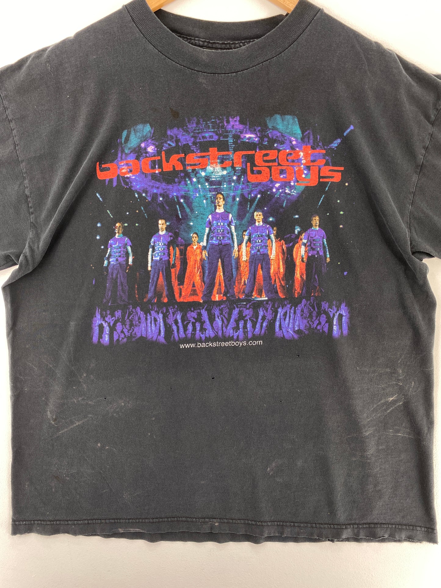 .90's BACKSTREET BOYS Size XL Vintage T-shirt / E4751T