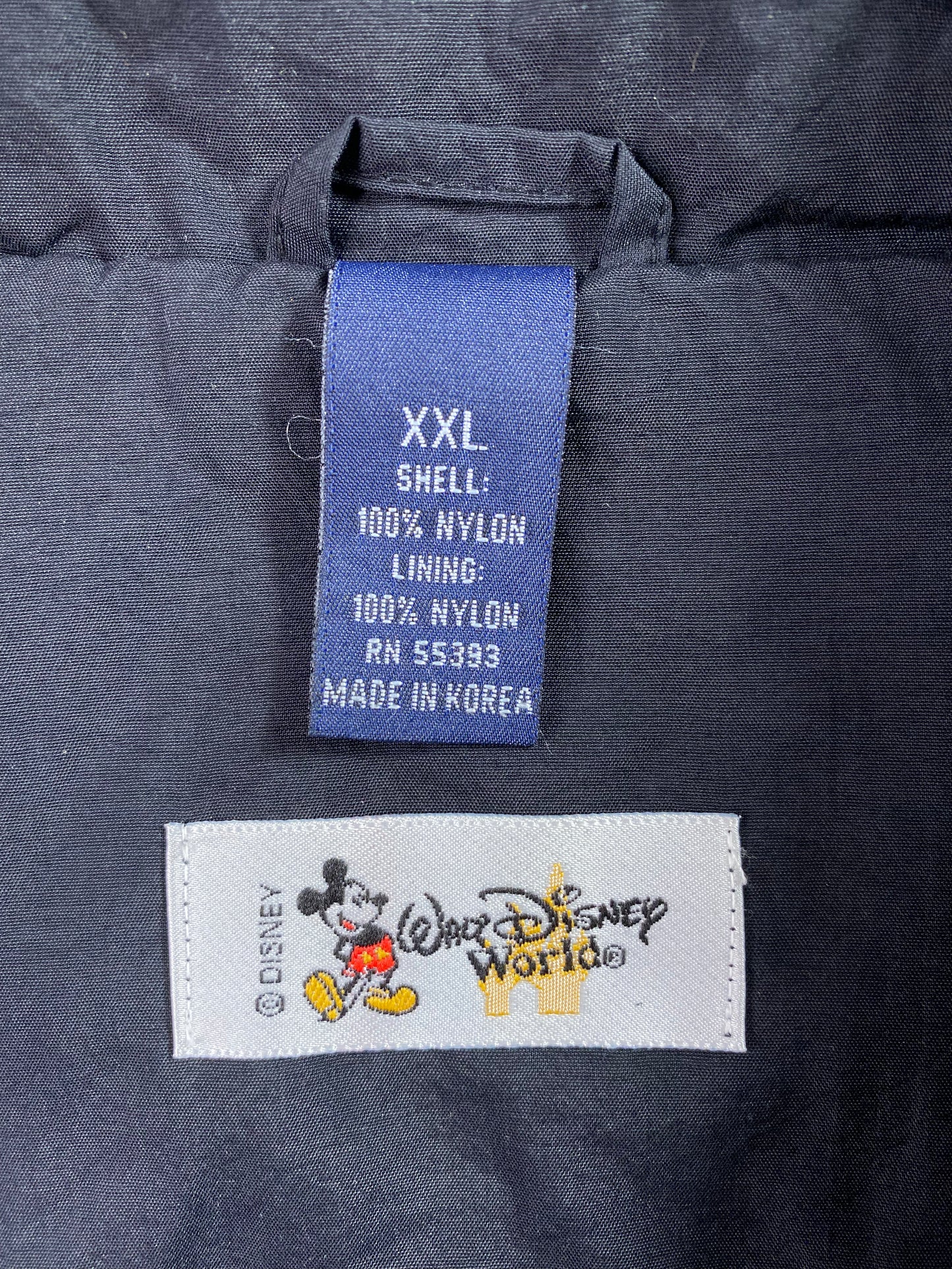 00' DISNEY MICKEY EPCOT Size XXL Vintage Nylon Jacket  / A2406