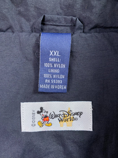 00' DISNEY MICKEY EPCOT Size XXL Vintage Nylon Jacket  / A2406