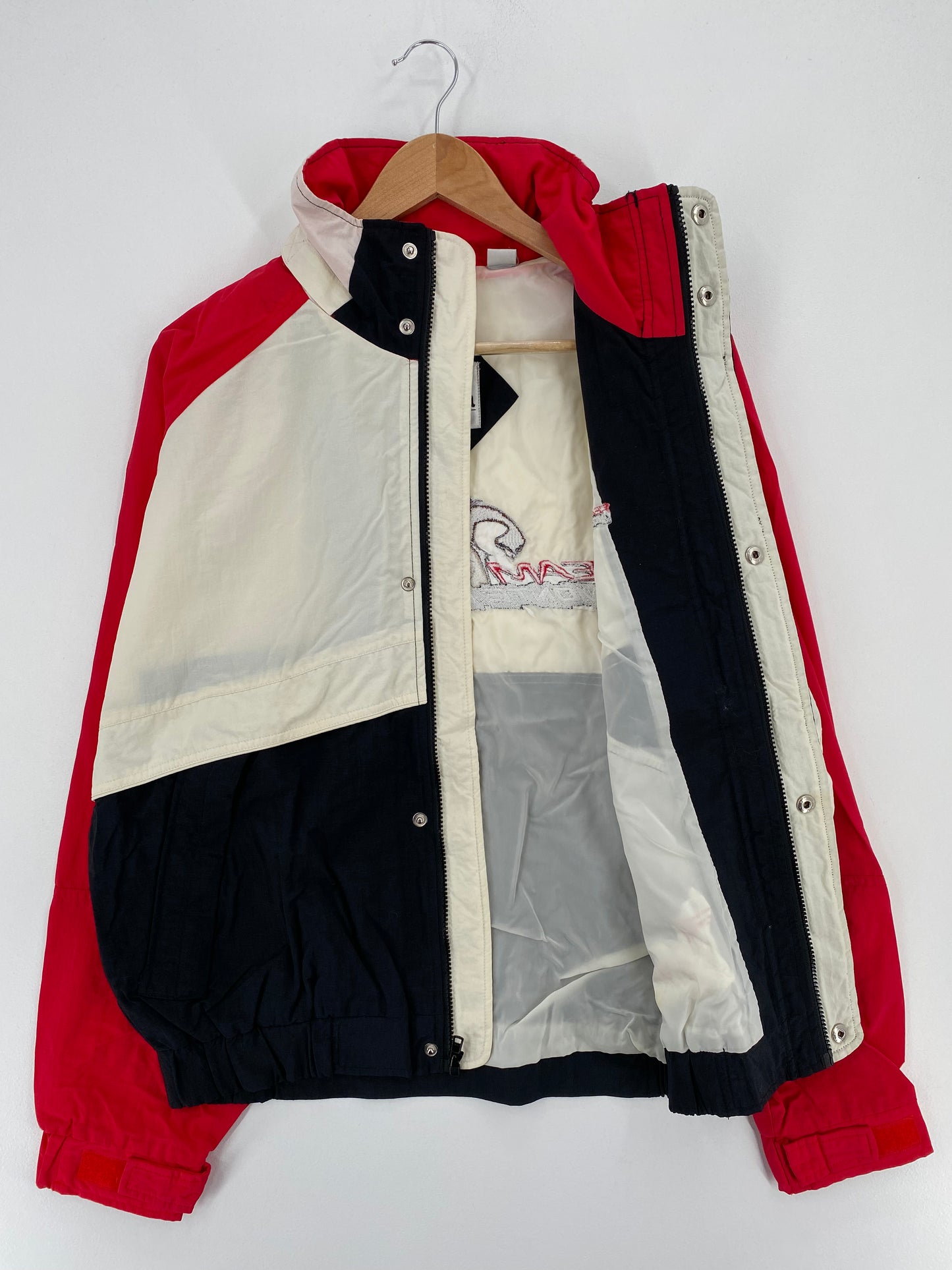 90's TEAM MONTE CARLO x TAZ Size L Vintage Racing Nylon Jacket  / A2408