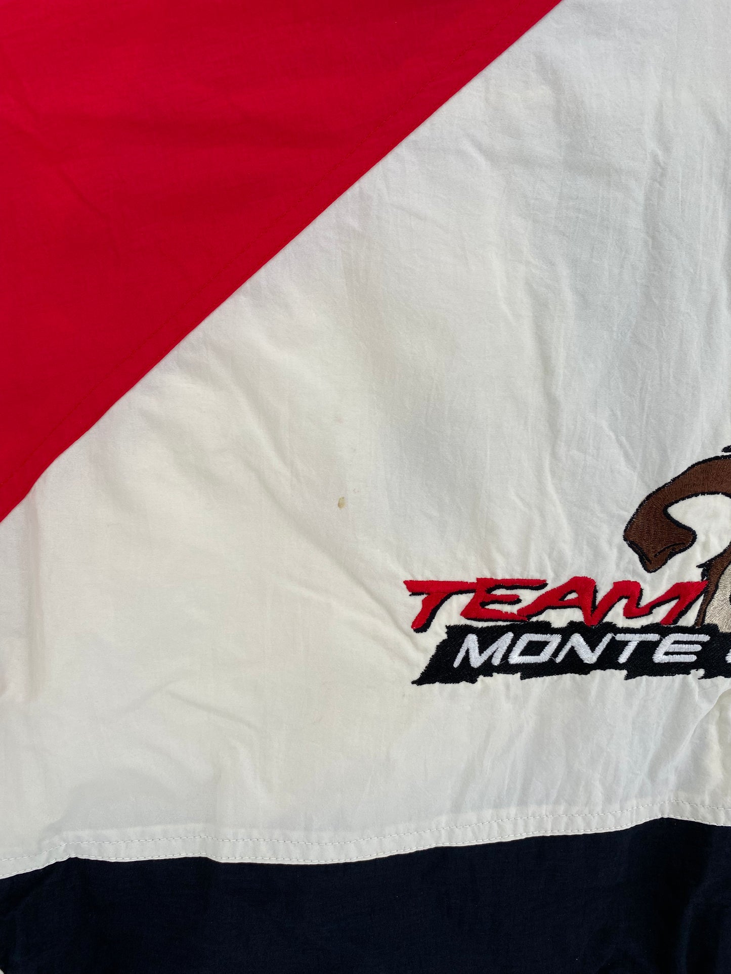 90's TEAM MONTE CARLO x TAZ Size L Vintage Racing Nylon Jacket  / A2408