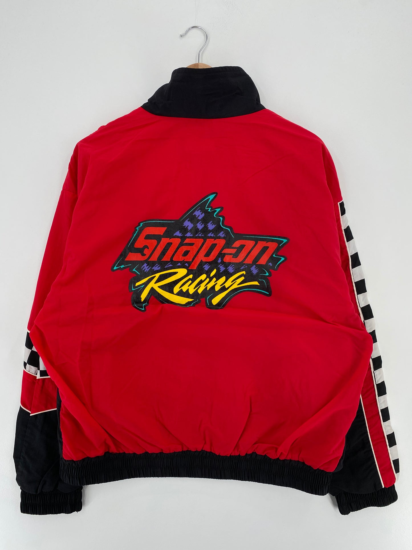 90's SNAP ON RACING Size L Vintage Nylon Jacket  / A2412