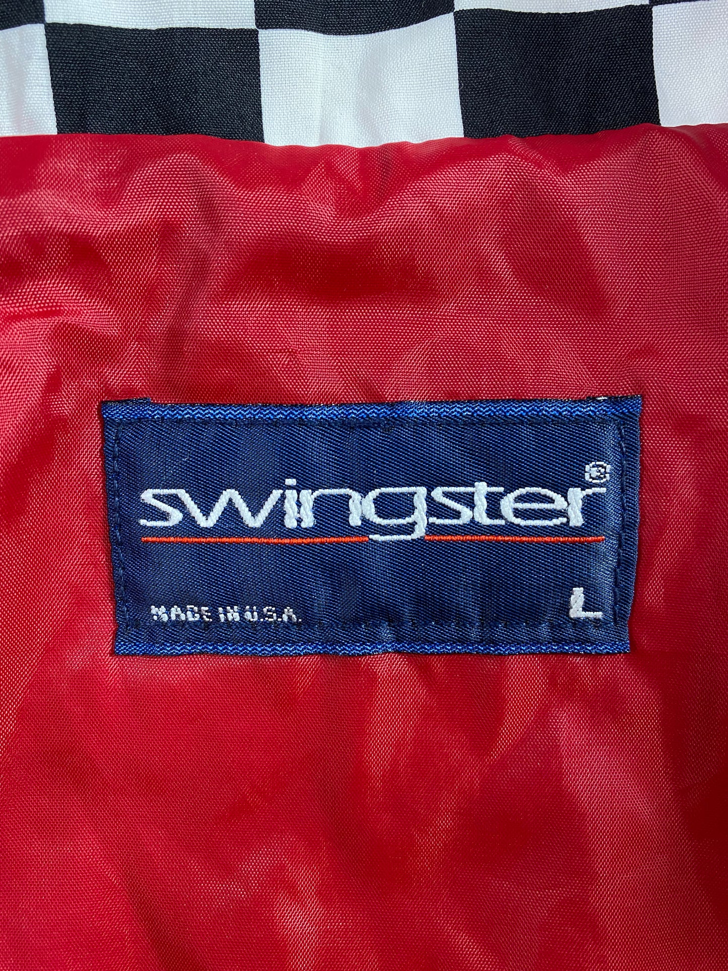 90's SNAP ON RACING Size L Vintage Nylon Jacket  / A2412