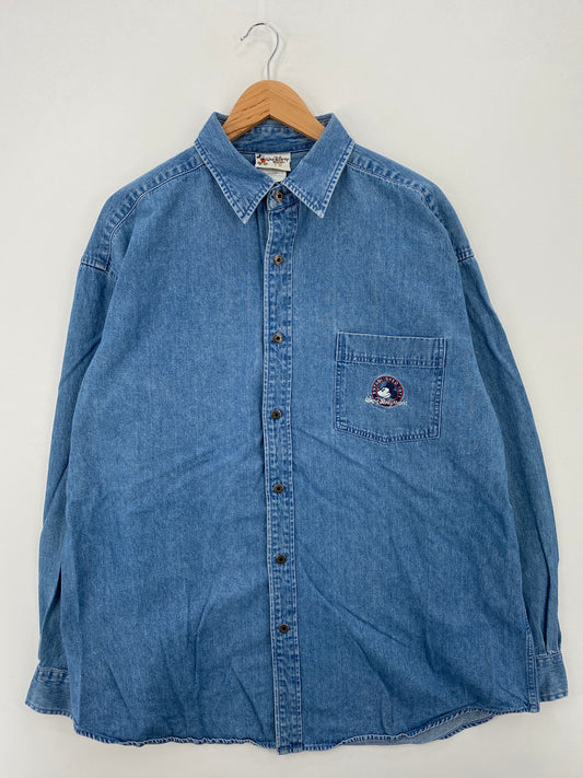 00' DISNEY MICKEY Size XL Vintage Button down Shirts / A7464