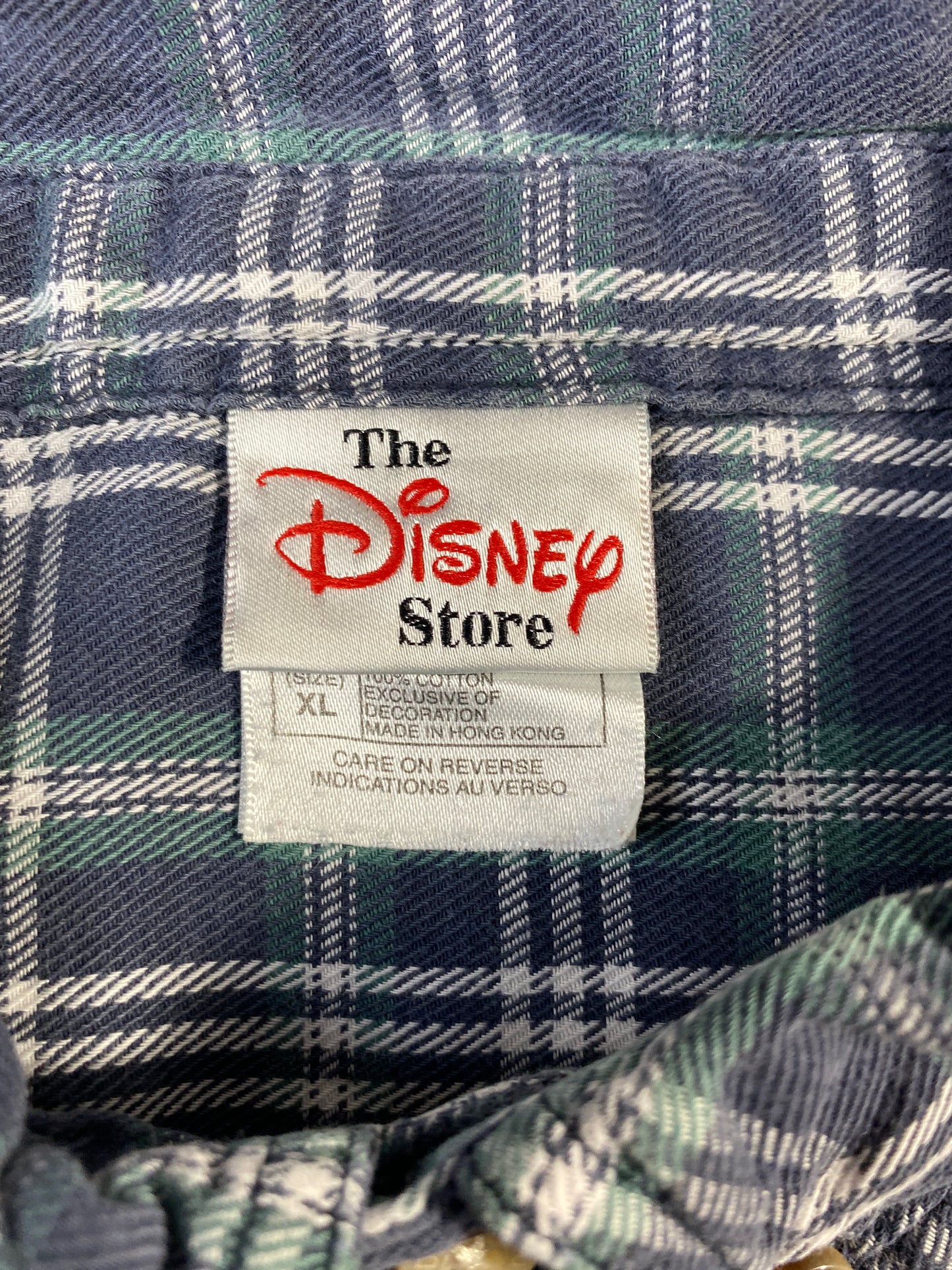 00' DISNEY TIGGER Size XL Vintage Button down Shirts / A7468