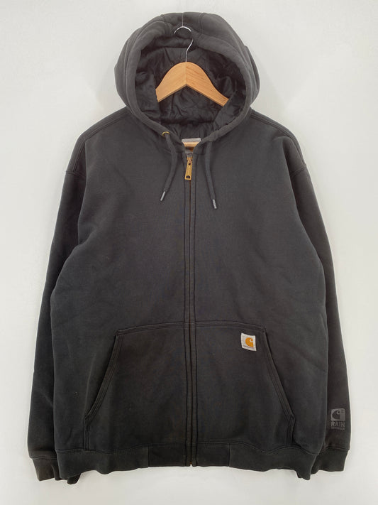 Vintage CARHARTT Size XL Zip-up Hoodie Sweat-Shirt / A7499