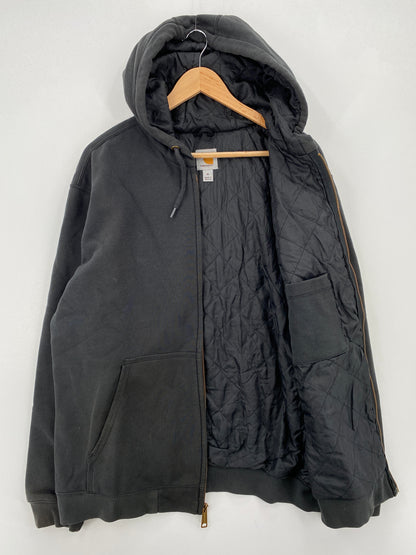 Vintage CARHARTT Size XL Zip-up Hoodie Sweat-Shirt / A7499