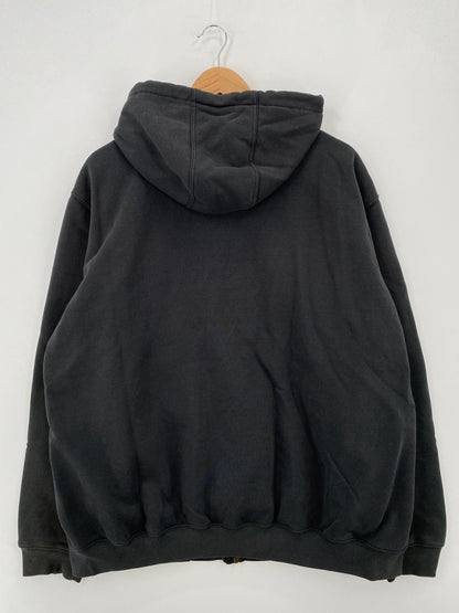 Vintage CARHARTT Size XL Zip-up Hoodie Sweat-Shirt / A7499