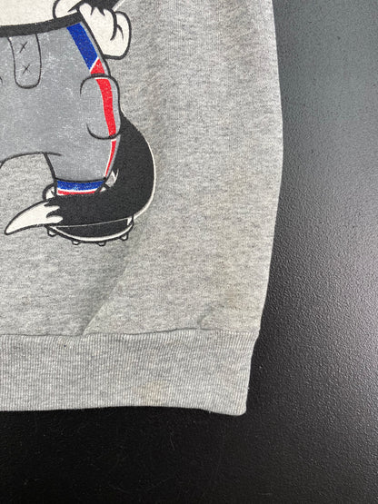 1994NEW ENGLAND PATRIOTS x LOONEY TUNES Made in USA Size L Vintage NFL Sweat-shirt / A2422