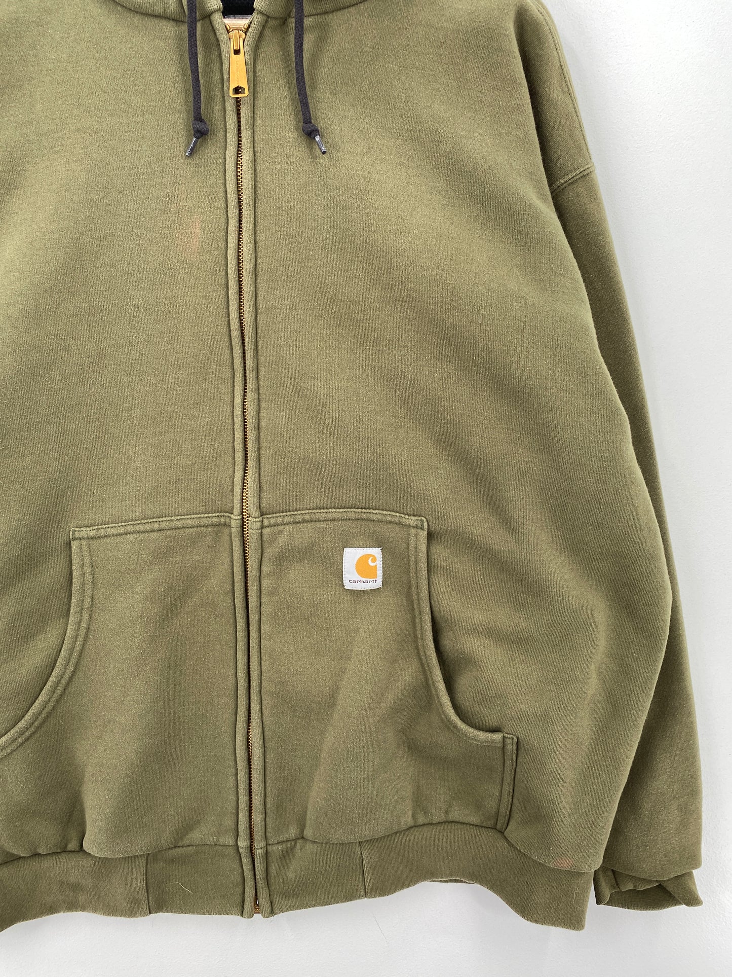 Vintage CARHARTT Size XXL Zip-up Hoodie Sweat-Shirt / A7504
