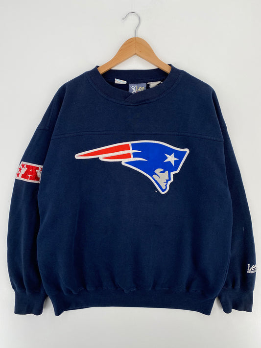 90's NEW ENGLAND PATRIOTS Size No Tag (Approx.XL) Vintage NFL Sweat-shirt / A2425