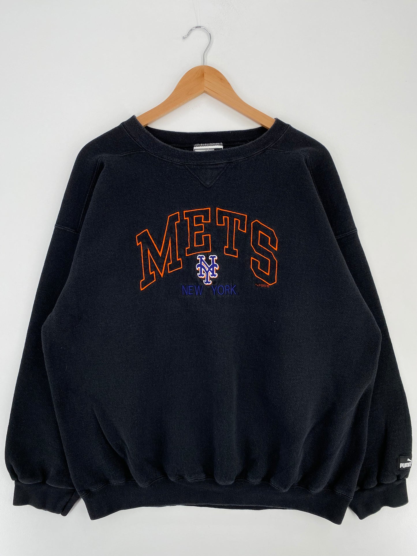 2000 NEW YORK METS Size XXL Vintage NFL Sweat-shirt / A2428