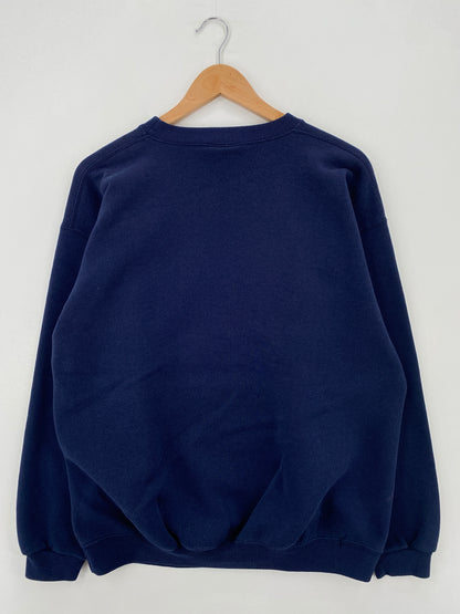 90's UNIVERSITY OF CONNECTICUT Size XL Vintage College Sweat-Shirt / A7526