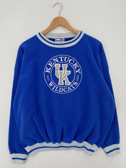 90's KENTUCKY WILDCATS Made in USA Size XL Vintage College Sweat-Shirt / E3835S