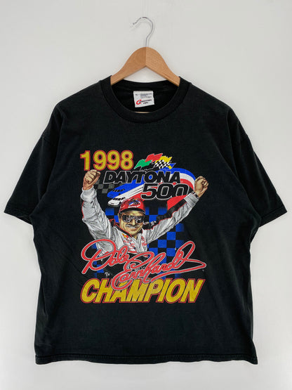 1998 NASCAR DALE EARNHARDT Size XL Vintage Racing T-Shirt / A2449