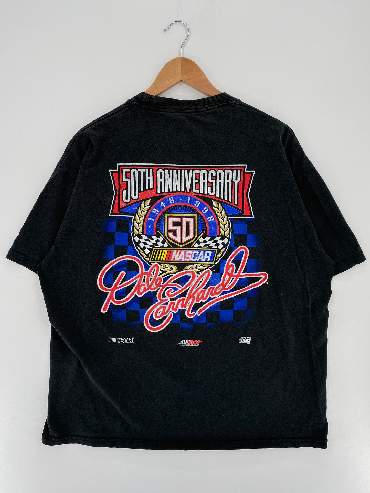 1998 NASCAR DALE EARNHARDT Size XL Vintage Racing T-Shirt / A2449