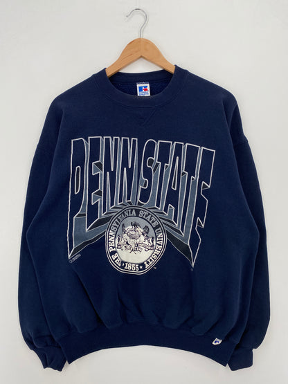 90's RUSSELL x PENN STATE UNIVERSITY Made in USA Size XL Vintage College Sweat-Shirt / A7530