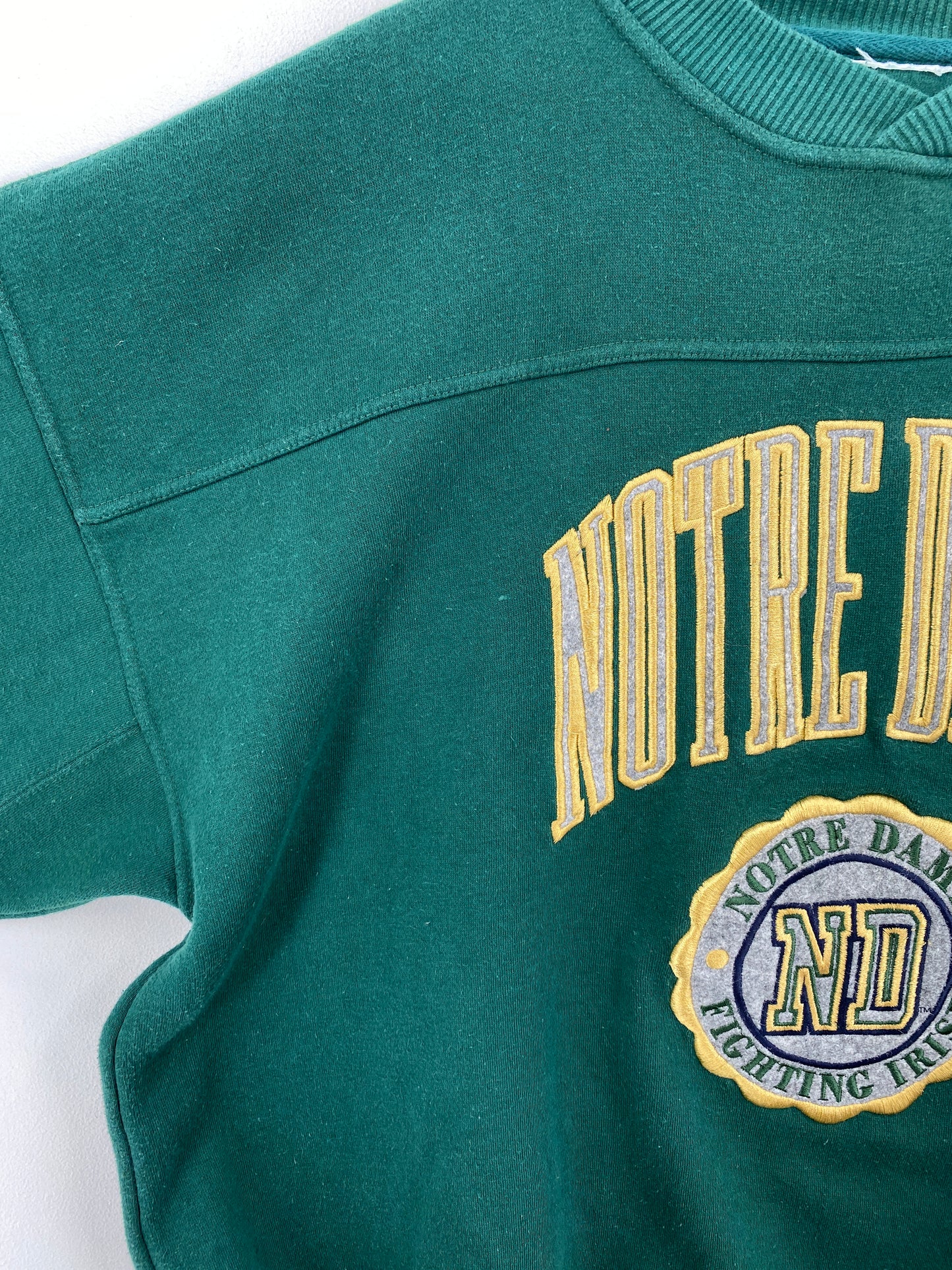 90’s NOTRE DAME FIGHTING IRISH Size XL Vintage College Sweat-Shirt / A7533