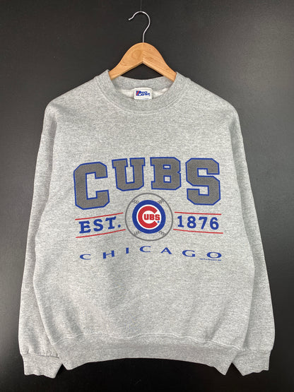 1998 CHICAGO CUBS Made in USA Size L Vintage MLB Sweat-Shirt / A7553