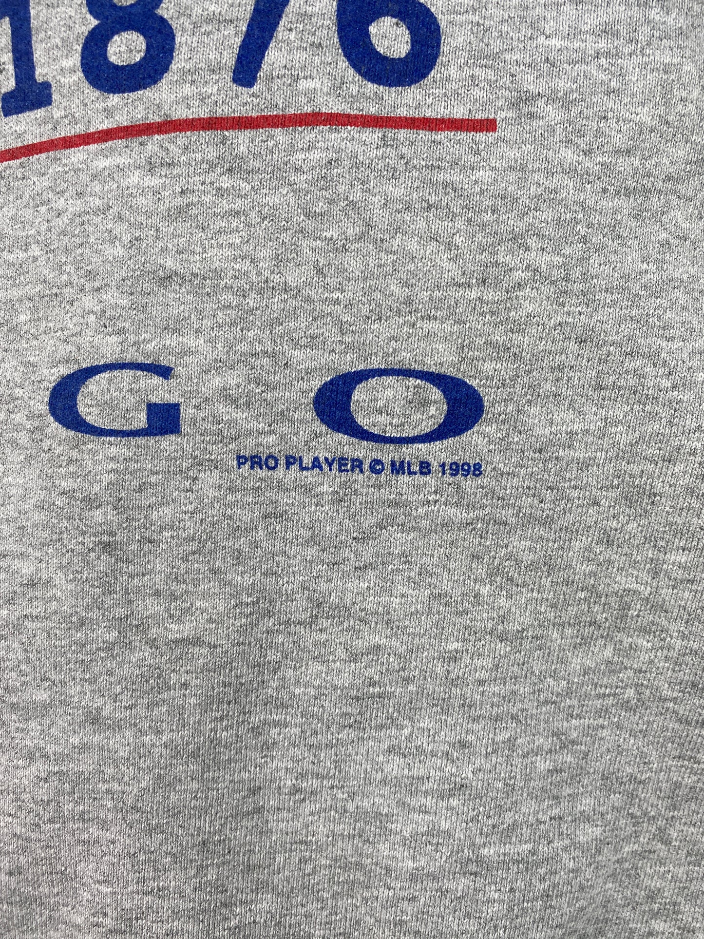 1998 CHICAGO CUBS Made in USA Size L Vintage MLB Sweat-Shirt / A7553