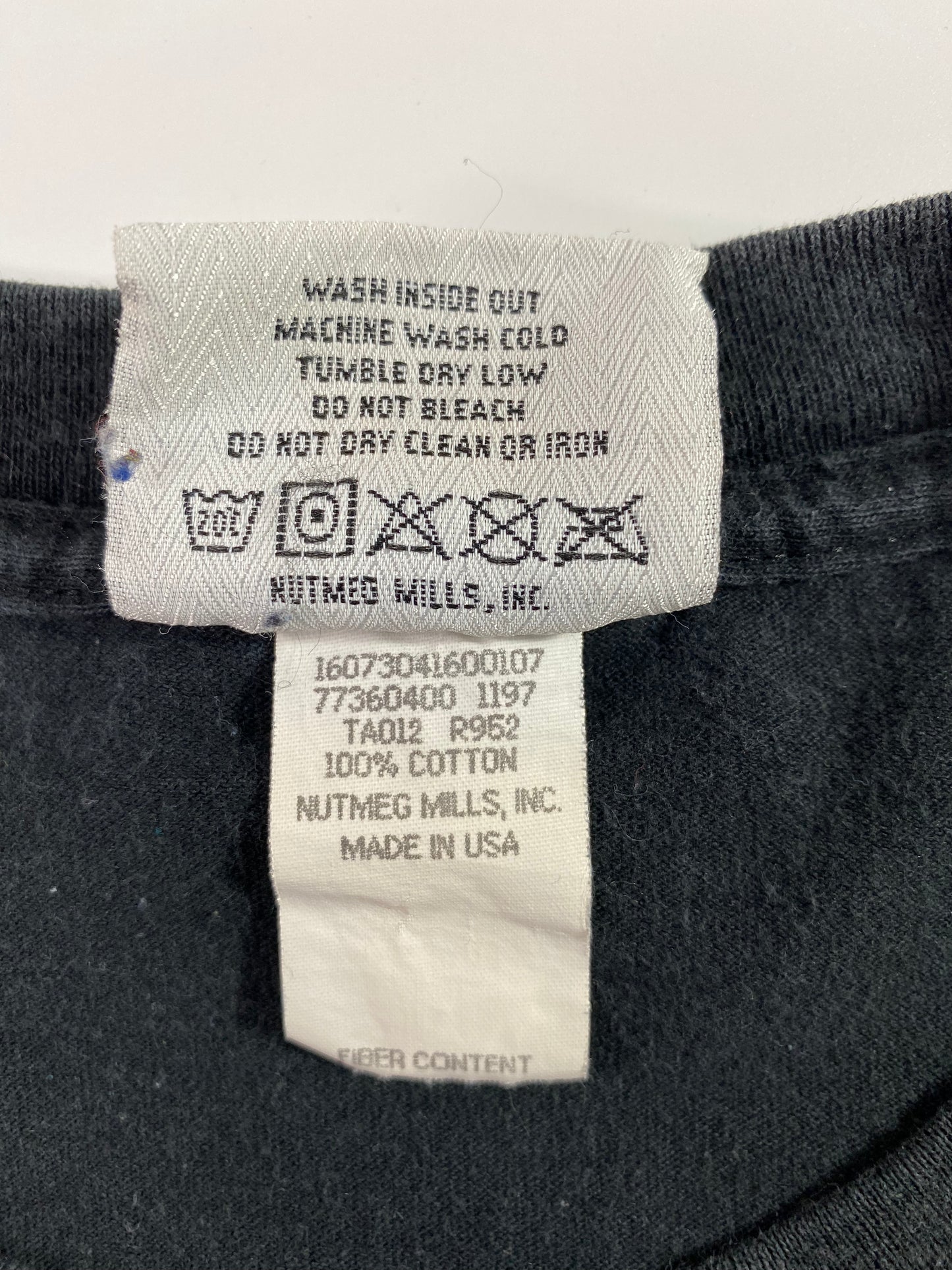 90's NASCAR RUSTY WALLACE Made in USA Size XXL Vintage Racing T-Shirt / A2455