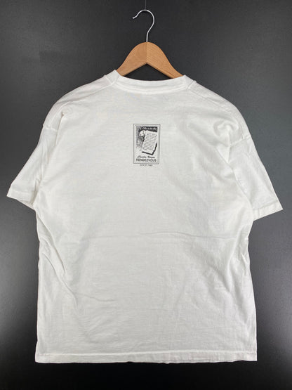 90's RENDEZVOUS Made in USA Size XL Vintage T-Shirt / A2456