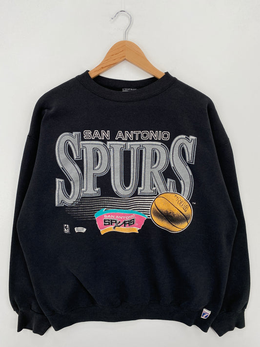 90's SAN ANTONIO SPURS Size XL Vintage NBA Sweat-Shirt / A7558