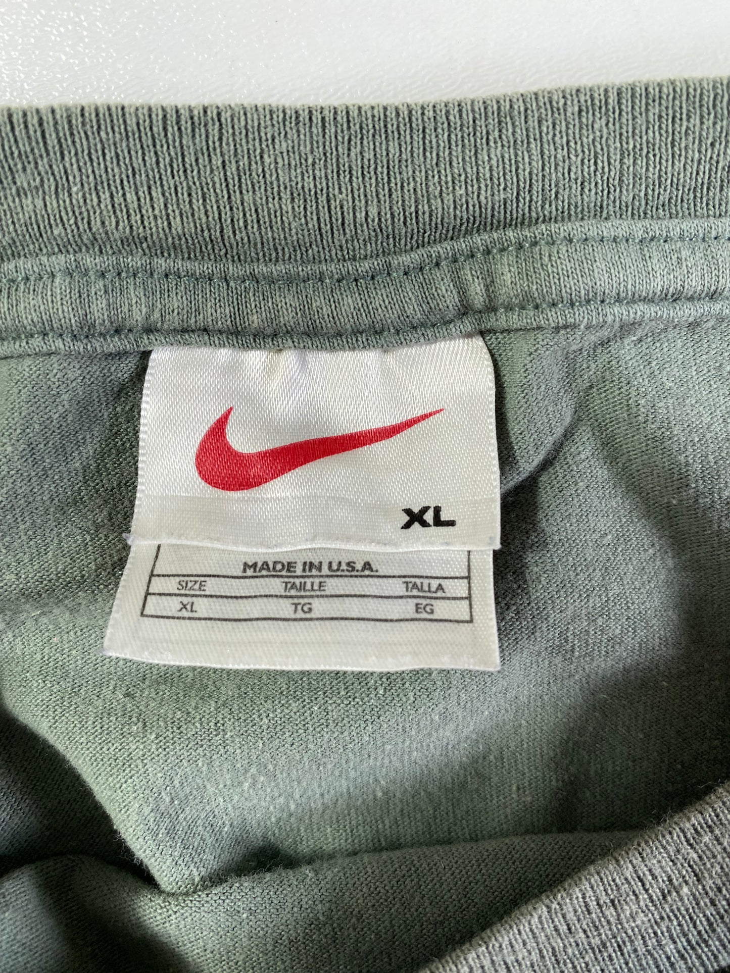 90's NIKE MINI SWOOSH Made in USA Size XL Vintage T-Shirt / A2462