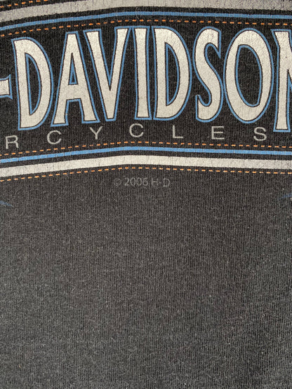 2006 HARLEY DAVIDSON Made in USA Size XL Vintage Long Sleeve T-Shirt / A8600