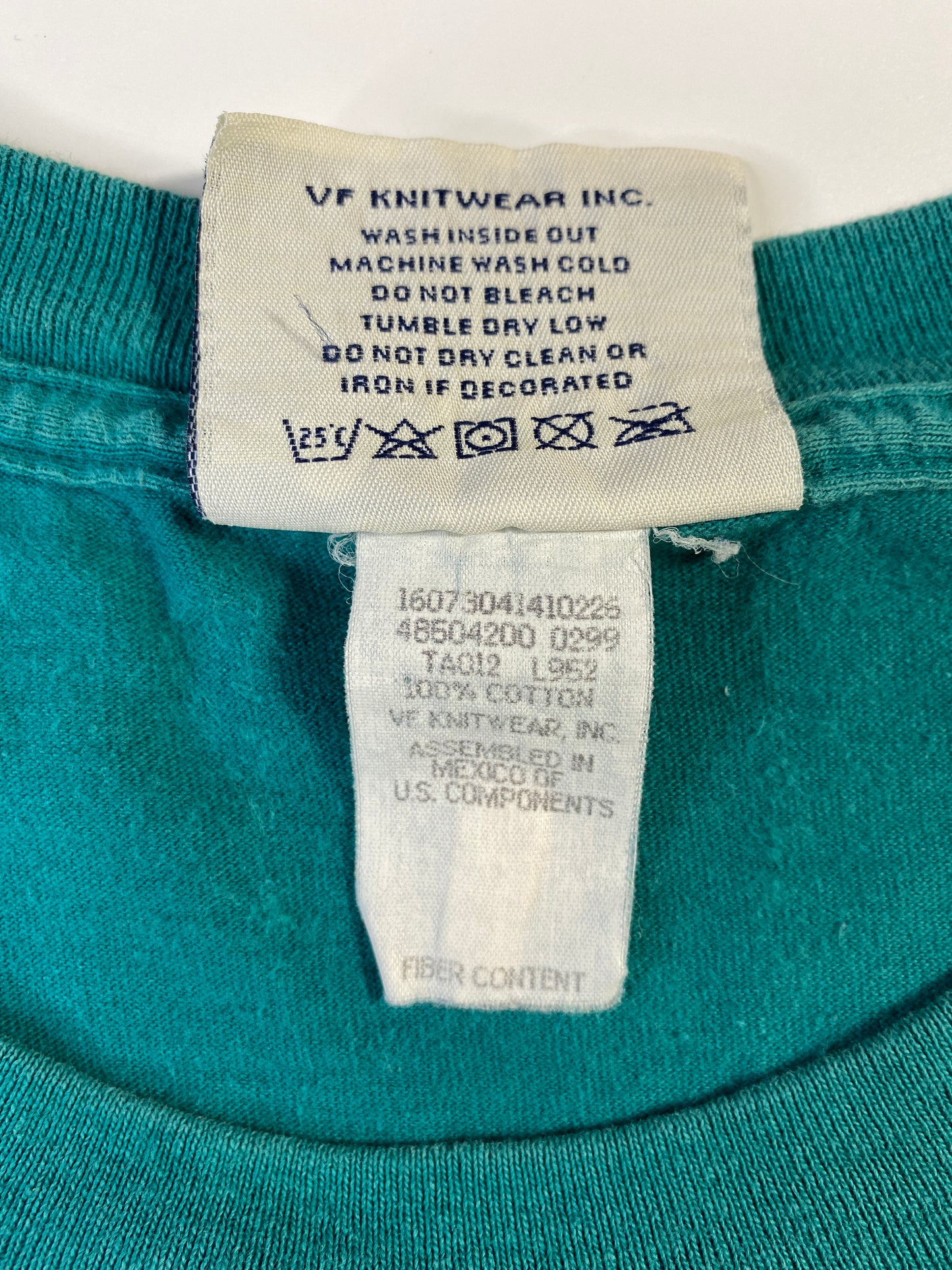 1999 MIAMI DOLPHINS Size XL Vintage NFL T-Shirt / A7573