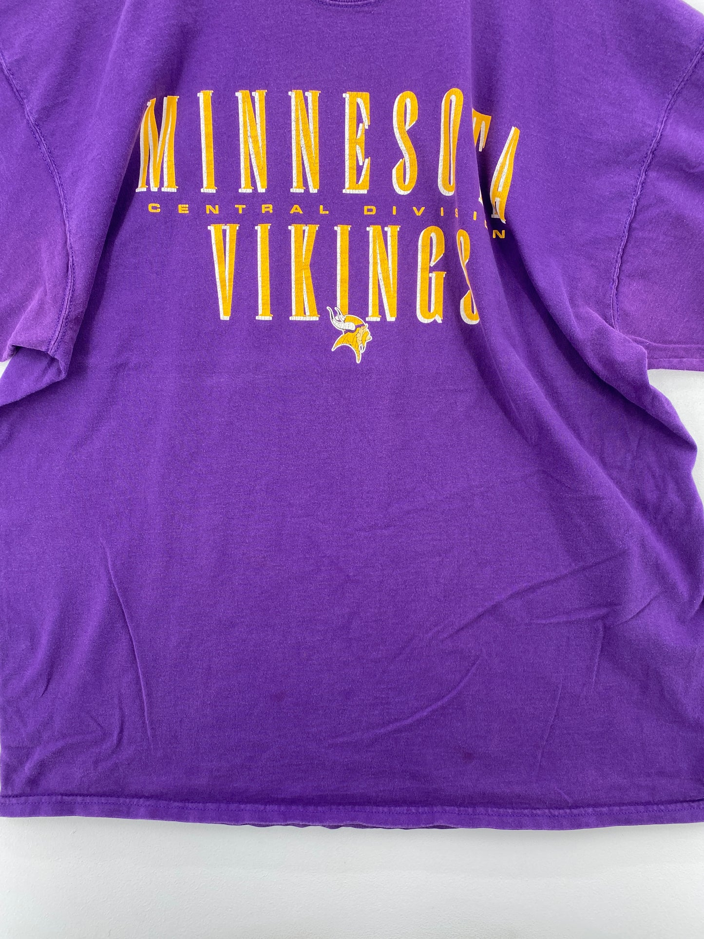 90's STARTER x MINNESOTA VIKINGS Size XXL Vintage NFL T-Shirt / A7575