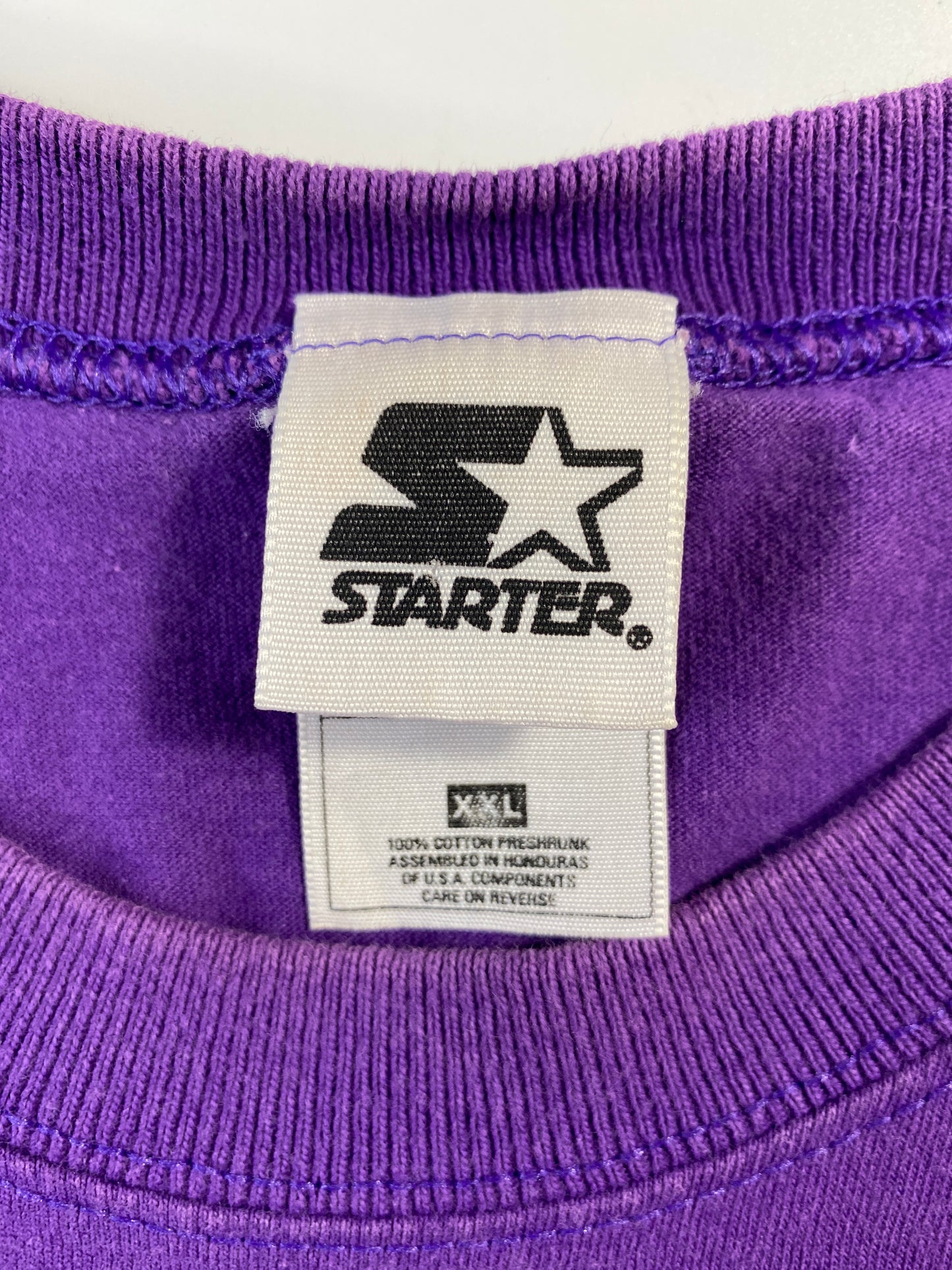 90's STARTER x MINNESOTA VIKINGS Size XXL Vintage NFL T-Shirt / A7575