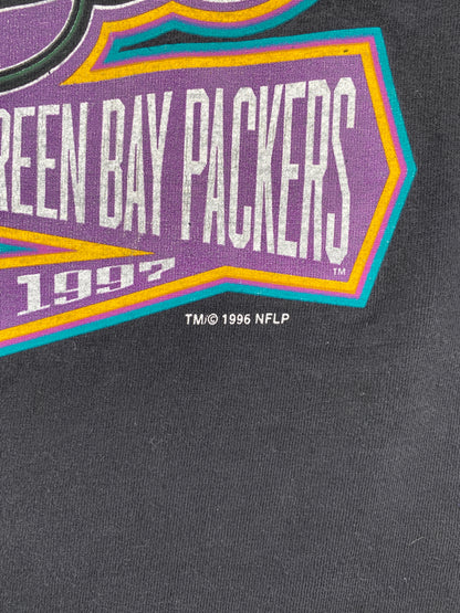 1997 PATRIOTS x PACKERS Size XXL Vintage NFL T-Shirt / A7577