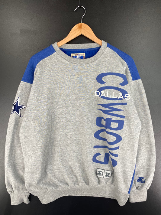 90's STARTER x DALLAS COWBOYS Size L Vintage NFL Sweat-shirt / A2504