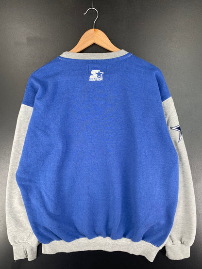 90's STARTER x DALLAS COWBOYS Size L Vintage NFL Sweat-shirt / A2504