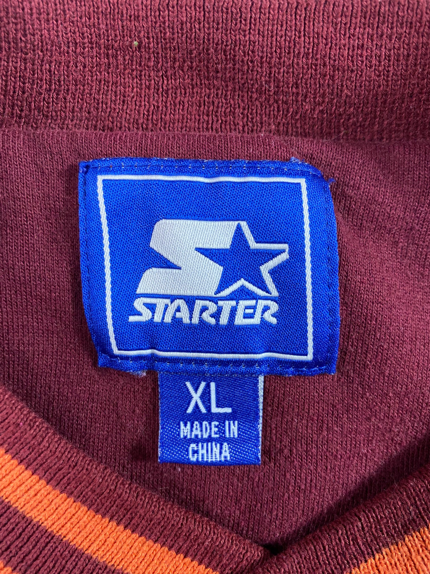 90's STARTER x VIRGINIA TECH Size XL Vintage College Sweat-shirt / A2508