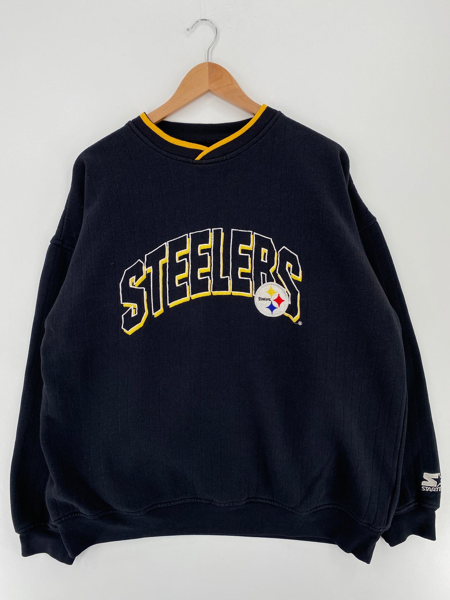 90's STARTER x PITTSBURGH STEELERS Size XXL Vintage NFL Sweat-shirt / A2509