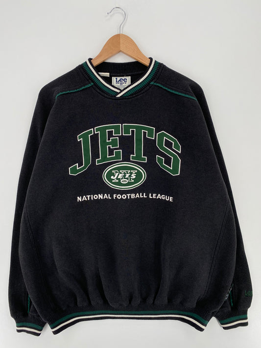 90's NEW YORK JETS Size XXL Vintage NFL Sweat-shirt / A2510
