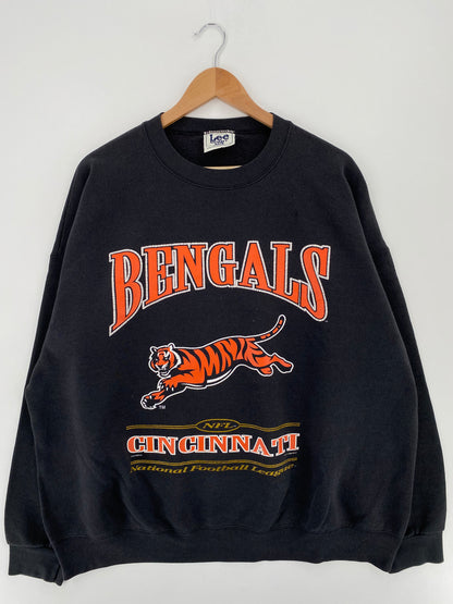 1998 CINCINNATI BENGALS Made in USA Size XXL Vintage NFL Sweat-shirt / A2511