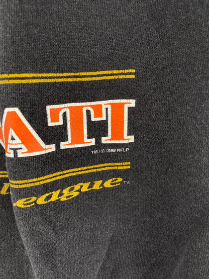 1998 CINCINNATI BENGALS Made in USA Size XXL Vintage NFL Sweat-shirt / A2511