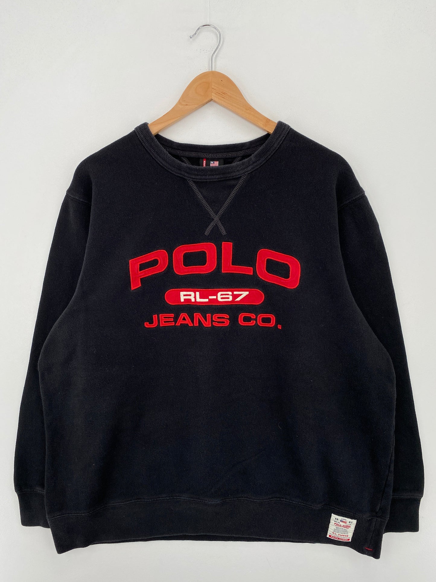 Vintage POLO JEANS RALPH LAUREN Size XL Vintage Sweat-shirt / E1929S